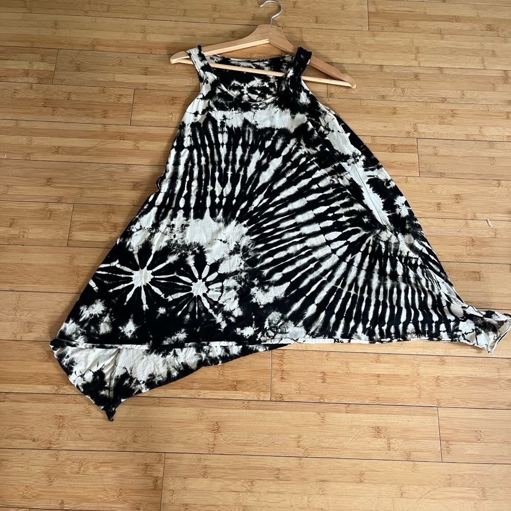 Handmade tie dye tunic tank (from Thailand)